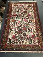 Hand Knotted Wool Persian Rug 30" X 50"
