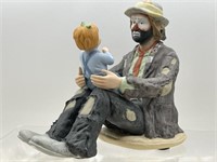 Emmett Kelly Jr-Figurine by FLAMBRO. New in box