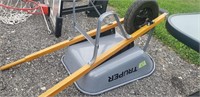 New wheelbarrow, tire leaks air