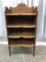 OAK MUSIC SHELF