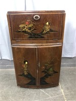 RETRO ASIAN THEMED BAR CABINET