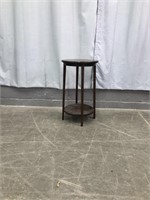 2 TIER WOOD PLANT STAND