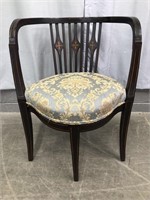 ANTIQUE UPHOLSTERED ARM CHAIR