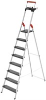 8-Ft Folding Lightweight Aluminum Step Ladder