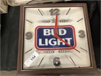Bud Light Clock Light.