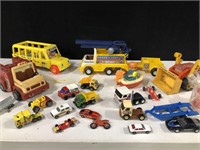 ANTIQUE FISHER PRICE AND MISC. TOYS