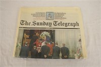 Sunday Telegraph Paper on Diana's Funeral