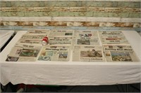Collection of Local Papers w/ Major Events