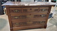 Antique dresser marble top