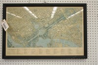 Future Washington DC Framed Map ~ 1967