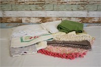 Lot of 7 Miscellaneous Tablecloths