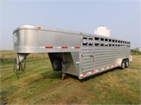 2012 Exiss Aluminum Stock trailer