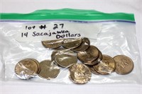Sacajawea Dollar, 14 coins