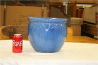 Glazed Terra Cotta Pot ~ 9 1/2" Tall