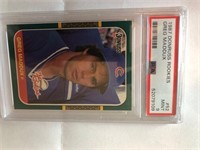 1987 Greg Maddux The Rookies #52 PSA 9