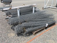 Assorted Cyclone Fencing & Posts