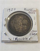 1924 Russian USSR Rouble