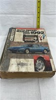 Chilton auto repair manual 1988-1992