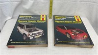 Assorted Haynes Mitsubishi repair manuals