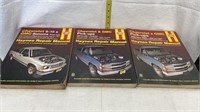Assorted Haynes Chevrolet repair manuals