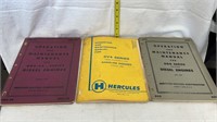 Hercules operation and maintenance manuals