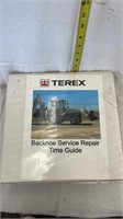 Terex backhoe repair guide