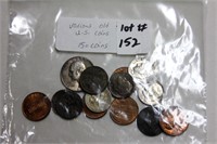 Various Old U.S. Coins, 15 coins