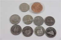 Centennial Calagary & B.C. Dollar Coins