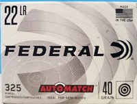 FEDERAL 22LR, 325 RDS