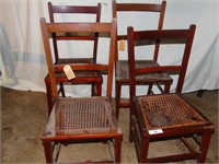 Small Cane Seat chairs.