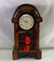 18" decorative clock with drawers