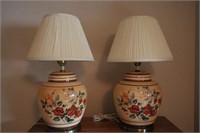 Pair of Modern ceramic lamps