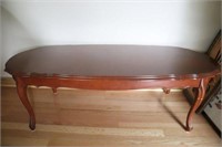 Cherry French Provincial coffee table 50wx21.5dx16