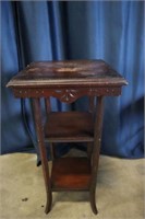 14x14x30h Antique victorian table
