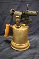 antique brass blow torch made Cnd. 11" high