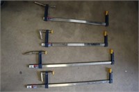 lot of 4 mastercraft clamps 24" & 32"