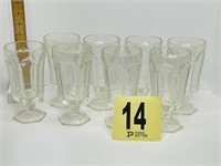 (8) Fostoria Clear Virginia Tea Glasses