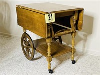 Drop Leaf Tea Cart