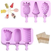 New popsicle molds, 2pc (6 cavities total) plus