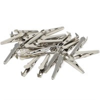 iExcell 50 Pcs 28mm/1.0" Steel Alligator Clips