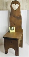 Doll-Sized Wooden Chair