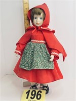 Little Red Riding Hood Porcelain Doll