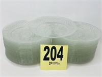 (39) 8" Glass Plates