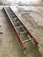 Louisville 20ft fiberglass extension ladder