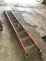 Werner 20 ft fiberglass extension ladder