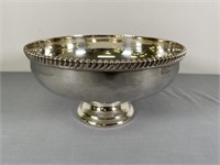 Footed Silverplate Bowl