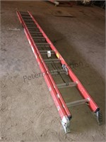 Werner 28 ft fiberglass extension ladder