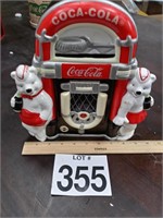 Coca-Cola Collectibles jukebox cookie jar