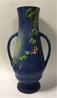 Roseville Pottery Fuchsia Blue Vase