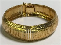 Gold Tone Italian Bracelet